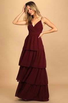 Shop Dresses for Weddings | Wedding Guest Dresses - Lulus Orange Tulle Dress, Empire Waist Bridesmaid Dresses, Formal Wedding Guest Dress, Burgundy Maxi Dress, Empire Waist Tops, Fall Wedding Guest Dress, Party Attire, Tiered Maxi Skirt, Guest Attire