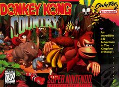 donkey kong country nintendo gameboy cover artwork