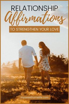 These positive relationship affirmations help you manifest the relationship you desire with your partner. Whether you're wanting to improve your relationship, to create or maintain a healthy relationship, or to boost all the loving feelings, these affirmations will help. Daily Affirmations For Healthy Relationships, Affirmation For Relationship, Positive Relationship Affirmations, Healthy Relationship Affirmations, Why Women Cheat, My Sweet Home, Relationship Affirmations, Positive Relationship, One Sided Relationship