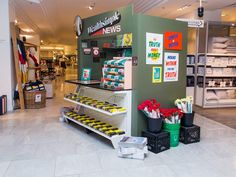 the inside of a store filled with lots of items