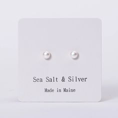 Every pair of these pearl earrings are handcrafted in sterling silver with AAA grade freshwater pearls. AAA grade pearls are 95% clean of scratches, pits, bumps, and wrinkles visible to the eye. Each pair comes in a gift box. Small Pearls are approximately 8.5 mm. Petite Pearls are approximately 6 mm. Maine Gifts, Freshwater Pearl Earrings, Freshwater Pearls Earrings, Pearl Stud Earrings, Pearl Studs, The Eye, Fresh Water, Freshwater Pearls, Wrinkles