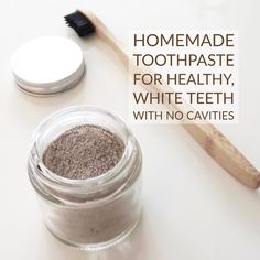 Homemade Toothpaste For Healthy, White Teeth With No Cavities — Hanne Robinson... The Best Danish Health Blog in English Make Toothpaste, How To Make Toothpaste, Natural Pharmacy, Medicinal Weeds, Homemade Body Care