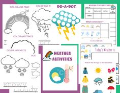 weather activities and printables for kids