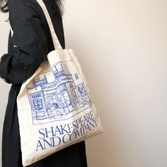 Canvas Bag Design, Shakespeare And Company, Cotton Handbag, Handbag Outfit, Handbags Tote, Cloth Fabric, Casual Tote, Canvas Shoulder Bag, Womens Crossbody Bag