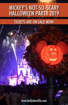 mickey's not - so - scary halloween party 2019 tickets are on sale now