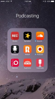 an iphone screen with the app icon on it and some icons in the bottom right corner