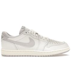 Men's Air Jordan 1 Low 85 Summit White/Lt Smoke Grey Size: 9.  Gender: male.  Age Group: adult. Buy Jordans, Air Jordan 1 Low, Jordan 1 Low, Jordans For Men, Jordan 1 Retro, White Shoes, Jordan 1, Basketball Shoes, Casual Sneakers