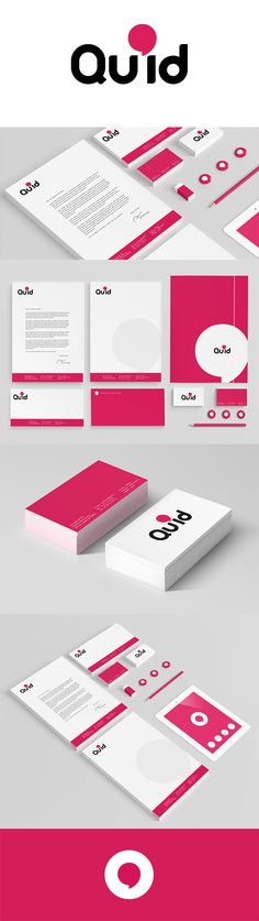 the logo and business cards are designed to look like they have been made with different colors