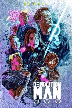 the movie poster for demolition man