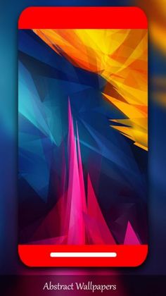 the abstract wallpapers on this phone are colorful