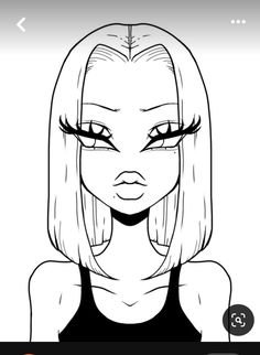 Cartoon Drawing Inspiration, Bratz Drawing Outline, Bratz Outline, Things To Trace Drawings, Bratz Doll Drawing Easy, Bratz Drawings, Bratz Coloring Pages, Baddie Coloring Pages, Bratz Art