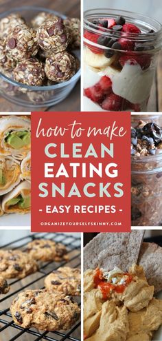 how to make clean eating snacks easy recipes