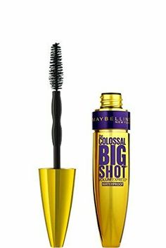 Maybelline Volum' Express The Colossal Big Shot Waterproof Mascara, Brownish Black, 0.32 fl. oz. Best Waterproof Mascara, Koleksi Makeup, Maybelline Colossal, Mascara Maybelline, Maybelline Mascara, Mascara Brush, Mascara Waterproof, Mascara Tips, Best Mascara