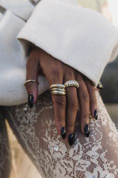 Avant Garde Rings, Ring Astethic, How To Wear Rings On Both Hands, Multiple Rings On Hand, Rings For Chubby Fingers, Ring Stacking Ideas, Jewelry Content, Hand Jewelry Rings, Stack Rings