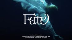 the title for fate 3 is shown in white text on a black background with an underwater photo