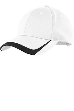 Sport-Tek ® Pique Colorblock Cap. STC24 - WHITE/ BLACK - OSFA | Sport-Tek Pique Colorblock Cap in White/Black Size OSFA Medical Bag, Knit Structure, Sports Cap, Embroidery Design Sets, Athletic Looks, Secret Sale, Backpack Tote Bag, Work Wear Women, Cap Design