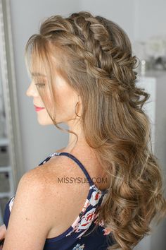 Half Up Dutch Fishtail and Twist Braid | MISSY SUE Dutch Fishtail, Half Braided Hairstyles, Easy Formal Hairstyles, Missy Sue, Gym Games, Twist Braid, Best Wedding Hairstyles, Haircuts For Medium Hair, Fancy Hairstyles