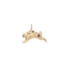 Good Luck Jewelry, Bunny Jewelry, Rabbit Jewelry, Lucky Charm Necklace, Solid Gold Charms, Rabbit Charm, Lucky Symbols, Rabbit Pendant, Lucky Rabbit