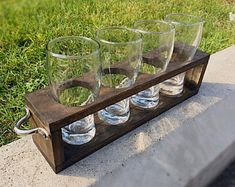 Beer Flight, Beer Photography, Backyard Seating, Beer Party, Diy Furniture Easy, Glass Holders, Bar Accessories, Home Projects