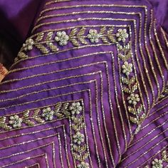 Handwork Blouse Design, Latest Blouse Designs Pattern, Embroidery Fashion Detail, Kids Blouse Designs, New Saree Blouse Designs, Traditional Blouse Designs, Maggam Works