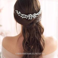 Excited to share the latest addition to my #etsy shop: Crystal Wedding Comb, Large Wedding Hair Comb, Handmade Wedding Comb, Crystal Bridal Comb, Rhinestone Crystal Hair Comb. Ships Next Day! https://etsy.me/3Oi3JWU #silver #wedding #weddings #hairaccessories #decorati Elegance Hair, Pearl Hair Comb Wedding, Prom Hair Accessories, Silver Hair Comb, Wedding Hair Wreath, Rhinestone Hair Comb, Bridal Wedding Hair, Crystal Hair Comb