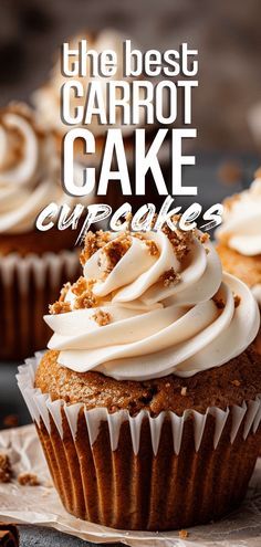 the best carrot cake cupcakes