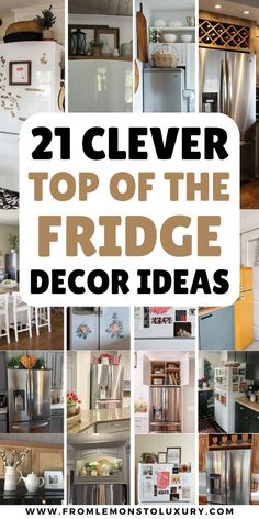 top of the fridge decor ideas Decor On Top Of Fridge, On Top Of Fridge Decor, Top Of Fridge Ideas, Decorate Top Of Fridge, Top Of Refrigerator Decor Ideas, Top Of Fridge Decor Ideas, Top Of Fridge Decor, Top Of Refrigerator Decor, Fridge Top Decor Ideas