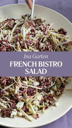 Ina Garten French Bistro Salad Easy Dijon Vinaigrette, Granny Smith Recipes, Ina Garten Recipes Thanksgiving, French Bistro Salad, French Salad Recipes, Green Bean Potato Salad, Bistro Salad, French Potato Salad