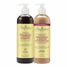 PRICES MAY VARY. Get extra hydration with this 2-pack bundle of SheaMoisture Shampoo and Conditioner. Our color-safe formula gently cleanses while protecting essential moisture. Healthier waves and curls? They’re yours. SheaMoisture shampoo with Jamaican black castor oil revitalizes the strands to help you achieve healthier curls. Deep elasticity for waves, curls, and coils. Our conditioner formula hydrates your curls after just one use, leaving your hair feeling healthy and protected against br Best Curly Hair Shampoo, Apple Cider Vinegar Cleanse, Curly Shampoo, Castor Oil Shampoo, Jamaican Castor Oil, Honey Shampoo, Hair Fair, Good Shampoo And Conditioner, Shampoo For Curly Hair