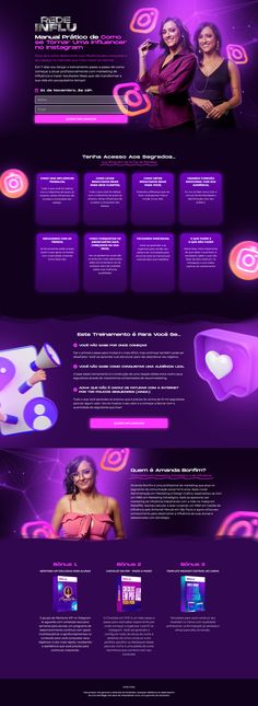 an image of a purple website design