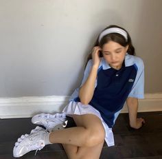 Polo Shirt Outfits, Polo Outfit, School Uniform Fashion, Outfits Dress, Uniform Fashion, Young Fashion, Preppy Outfits, Looks Vintage, Outfits Aesthetic