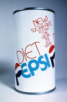 a can of diet pepsi on a white background