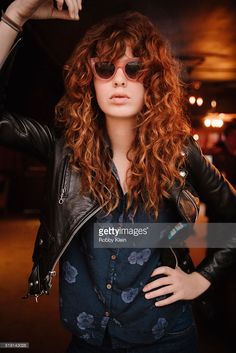 Hair Red, Curly Hair Inspiration, Curly Hair With Bangs, Curly Hair Cuts, Hair Envy, Grunge Hair, Long Curly Hair, Hair Today, Great Hair