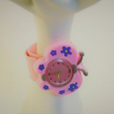 Super Cute Pink Butterfly Watch. Snapband Watch Fits Kids, Young Adults And Adults. These Are Super Cute Watches That Measure Approximately 2" Wide And 8.5" Long, About The Same As A Typical Watch, But Can Wrap Around A Child's Wrist As Well. Be Aware That I Do Not Recommend These For Very Young Children Because The Watch Face Pops Out For Time Adjustments And Can Be A Choking Hazard! So Probably Not Advised For Children Under 3 Or Any Child Who Is Still Chewing On Items. Pink Adjustable Watch, Pink Adjustable Watch With Round Dial, Pink Watches As Gift, Pink Watches With Adjustable Bracelet Strap, Pink Watches With Bracelet Strap And Adjustable Fit, Pink Watches With Bracelet Strap As Gift, Pink Watches With Bracelet Strap For Gift, Kawaii Watch, Butterfly Watch