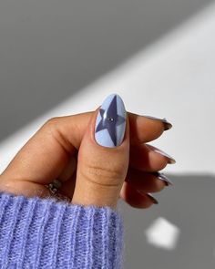 playful sparkly icy blues ✨❄️🌨️🧊✨ rings from @luvaj 🫶 #nails #nailinspo #nailart #naildesign #winternails #autumnnails #bluenails #cateyenails Winter Almond Nails, Christmas Almond Nails, Elegant Almond Nails, Uñas Ideas, Snow Nails, Winter Nails Acrylic, Cute Christmas Nails, Girly Acrylic Nails