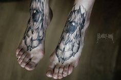 a person with a tattoo on their foot