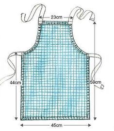 an image of a baby apron pattern on the app store's iphone screen shot