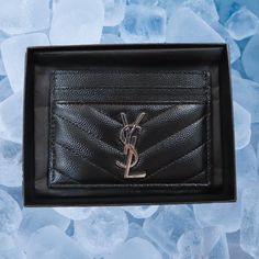 Reposhing This Item I Purchased From @Vintageicebox. Loved It, But Ready To Rotate For Something New. Questions? Leave A Comment Below! Ysl Card Holder, Saint Laurent Accessories, Saint Laurent Bags, Saint Laurent Bag, Silver Hardware, Something New, Black Silver, Black Color, Saint Laurent