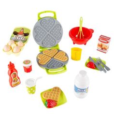 the toy waffle iron set with music and lights is on sale