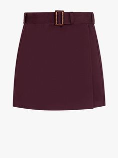 burgundy cotton high waist belted waist Elegant High Waist Mini Skirt With Belt Loops, Chic Fitted Mini Skirt With Belt Loops, Elegant Mini Skirt With Belt Detail, Elegant Mini Skirt With Belt, Fall High Waist Belted Mini Skirt, Belted High-waist Mini Skirt For Fall, Fitted Mini Skirt With Belt, High Waist Belted Mini Skirt For Fall, Chic High Waist Belted Skirt