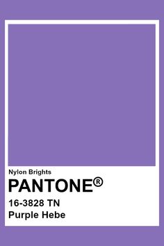 pantone's purple hue is shown in the color violet, which has been used for