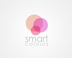 the logo for smart colours, which is designed to look like two circles with different colors