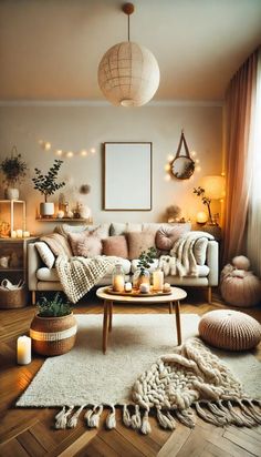 #homedecor, #interiordesign, #homedesign, #decor inspiration Hygge House Decor, Light Cozy Living Room, Minimalist Hygge Living Room, Apartment Decor Inspiration Cozy, Hygge Decor Living Rooms, Cozy Living Rooms Apartment, Apartment Living Room Decor Ideas, Cozy Living Room Warm, Hygge Inspiration