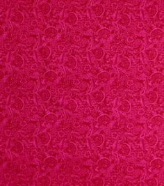 an image of a red wallpaper with floral designs on the back and bottom half