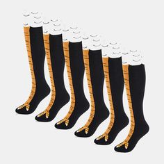 Women Cotton Chicken Feet Pattern Funny Exaggerated over Knee Leggings Thigh Socks Stocking      Color: Black  Material: Cotton    Season: Spring,Summer,autumn  Sock Type: Tube Sock       Precise details:   Description:    Gender:Women    Pattern:Chicken Feet Pattern    Color:Black    Material:Cotton    Season:Spring,Summer,Autumn     Feature:Breathable    Sock Type:Tube Sock,Stocking           Package Included:1*Pair of Stockings           Disclaimer:    1. About Size:Size may be 2cm/1 inch inaccuracy due to hand measure. These measurements are meant as a guide to help you select the correct size. Please take your own measurements and choose your size accordingly.    2. About Color:The precise color of the items may vary depending on the specific monitor, the settings and the lighting con Thigh Socks, Womens Knee High Socks, Cartoon Cosplay, Over Knee Socks, Halloween Socks, Funny Chicken, Cartoon Gift, Sock Animals, Crazy Funny