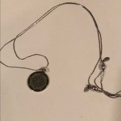 This Brand New Necklace Has Never Been Worn And Is So Chic Looking. Dress Up Or Dress Down! Compass Necklace Silver, Compass Necklace, Alex And Ani, Compass, Womens Jewelry Necklace, Dress Up, Jewelry Necklaces, Women Jewelry, Silver