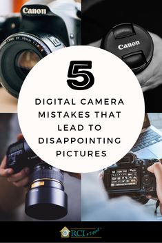 the top five digital cameras that lead to disapproving pictures with text overlay