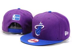 the new era hat is purple and blue