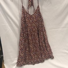 Cute Flowy Summer Dress. Never Worn, Great Condition! Small Zip In The Back With Designed Straps Ditsy Floral Print Sundress For Brunch, Casual Ditsy Floral Print Dress For Garden Party, Casual Multicolor Flowy Floral Dress, Casual Floral Print Dress For Fall, Floral Print Patterned Dress For Brunch, Casual Fall Floral Print Dress, Flowy Sundress With Ditsy Floral Print, Flowy Ditsy Floral Print Sundress, Casual Daisy Print Floral Dress For Summer