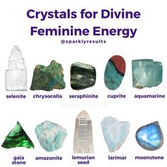 the crystals for divine feminine energy